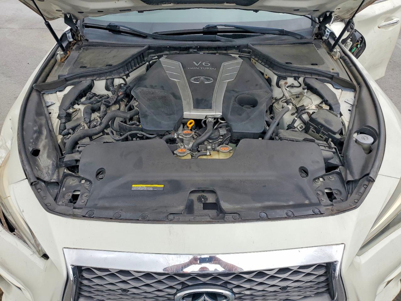 2018 Infiniti Q50 Red Sport 400 White vin: JN1FV7AP9JM460657