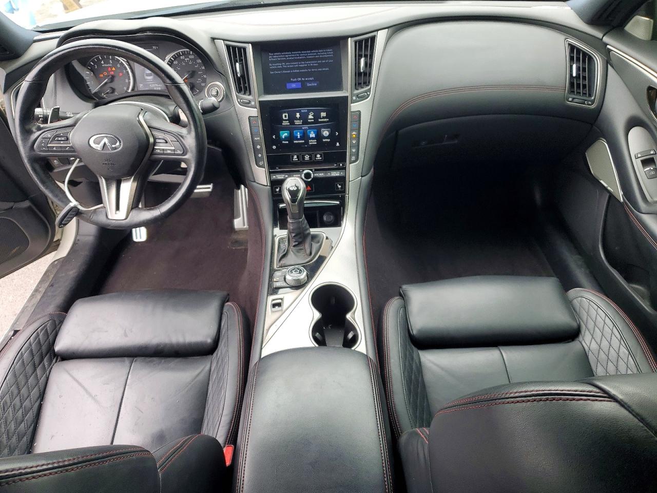 2018 Infiniti Q50 Red Sport 400 White vin: JN1FV7AP9JM460657