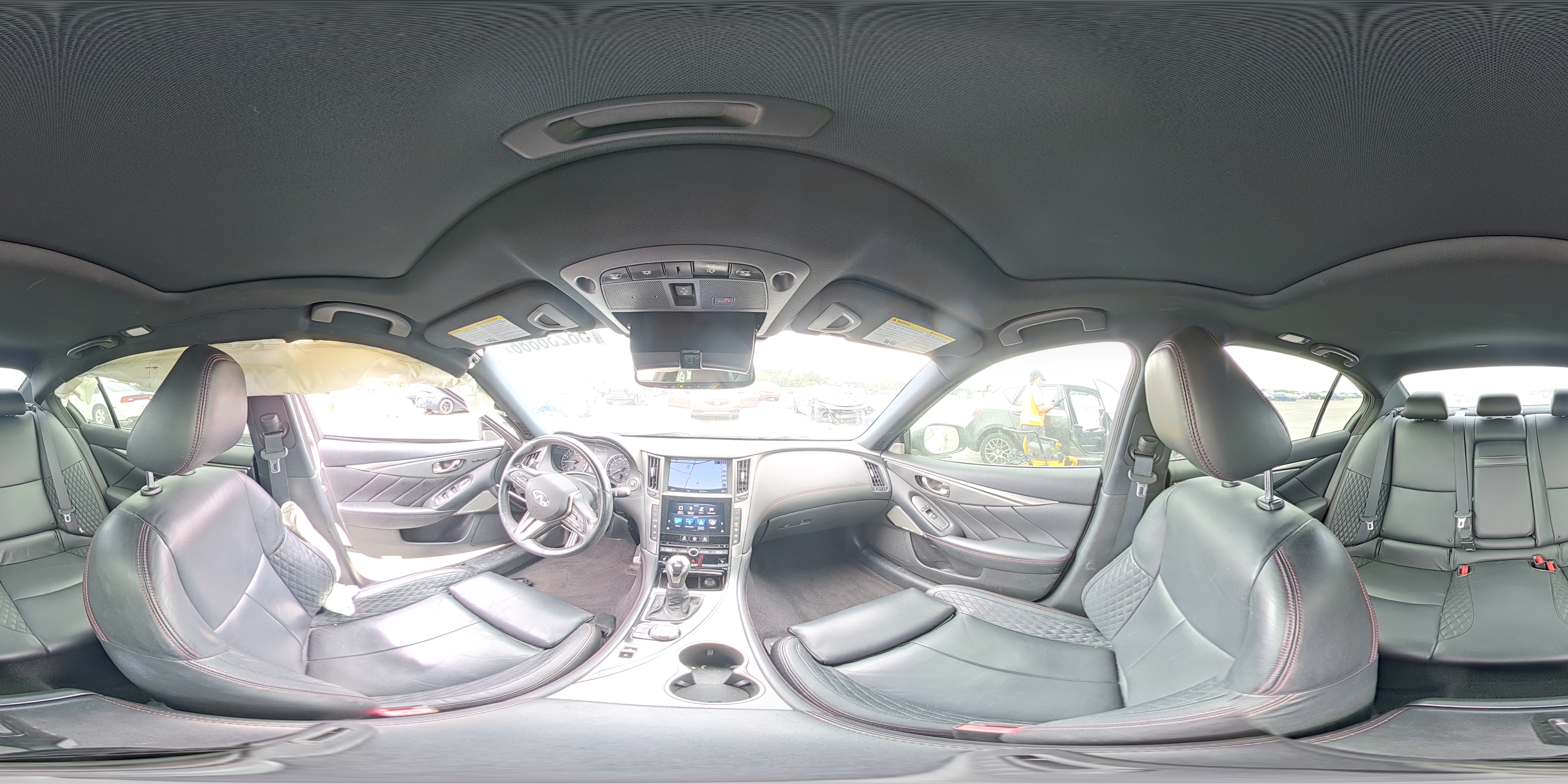 2018 Infiniti Q50 Red Sport 400 White vin: JN1FV7AP9JM460657