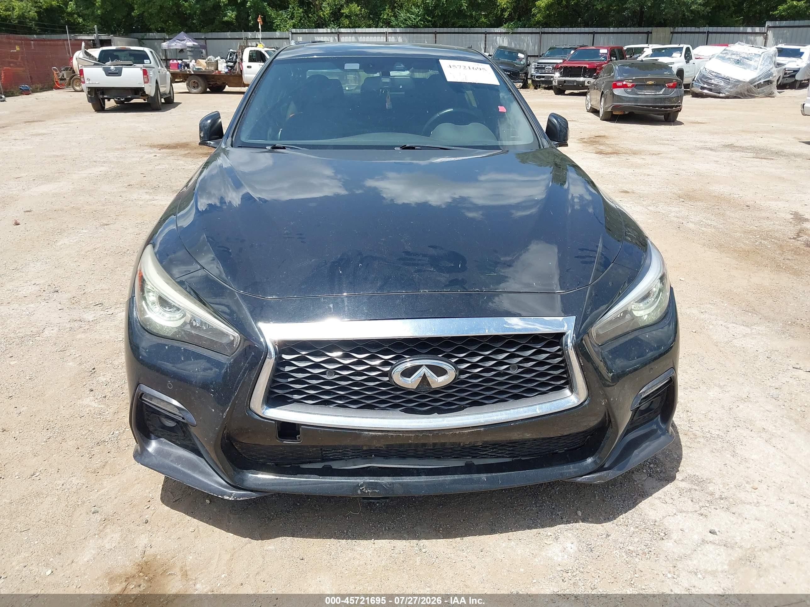2018 Infiniti Q50 3.0t Red Sport 400 Черный vin: JN1FV7AP9JM461565