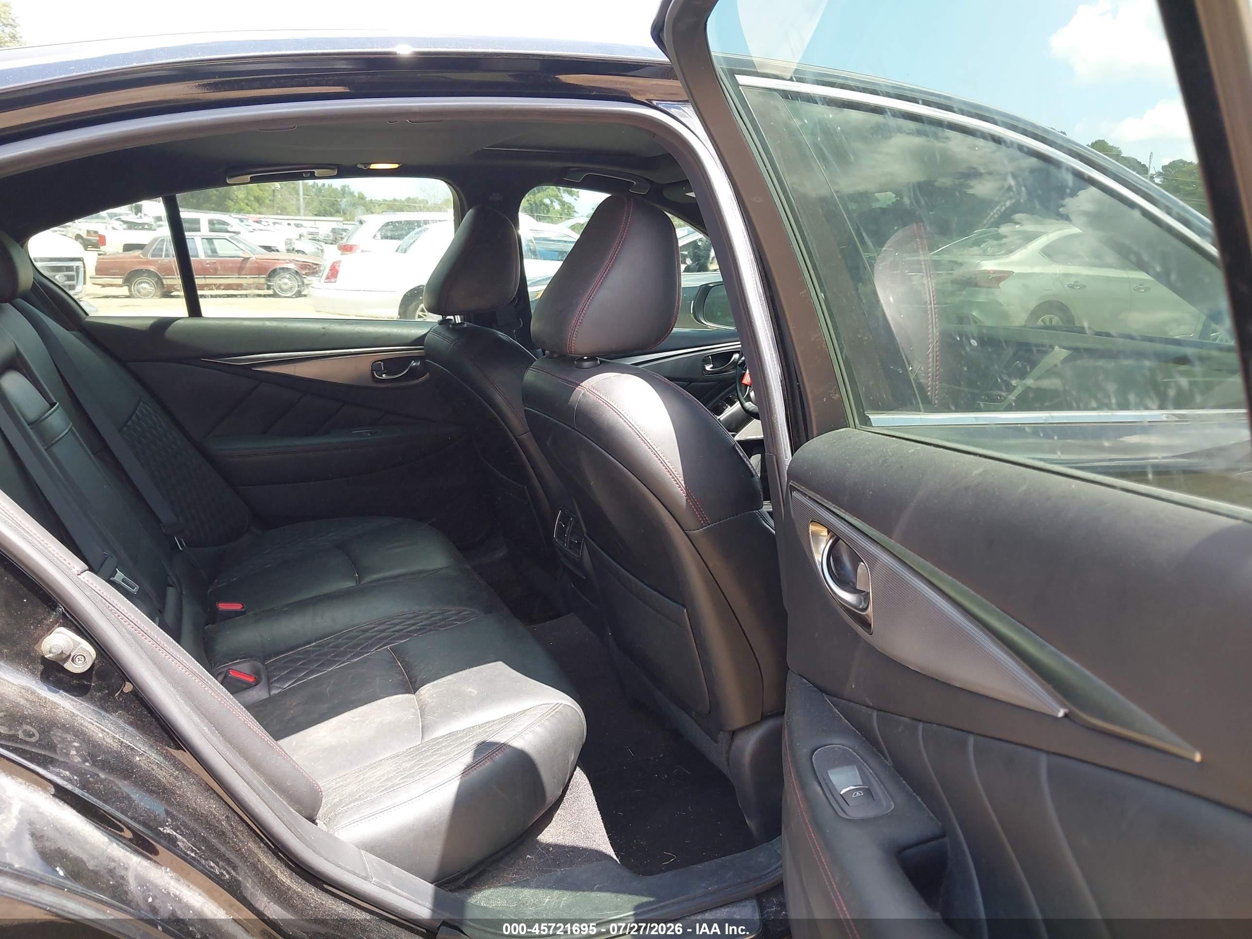 2018 Infiniti Q50 3.0t Red Sport 400 Черный vin: JN1FV7AP9JM461565