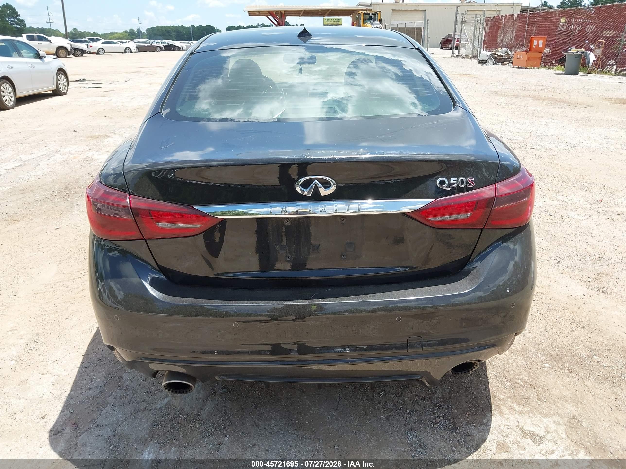 2018 Infiniti Q50 3.0t Red Sport 400 Черный vin: JN1FV7AP9JM461565