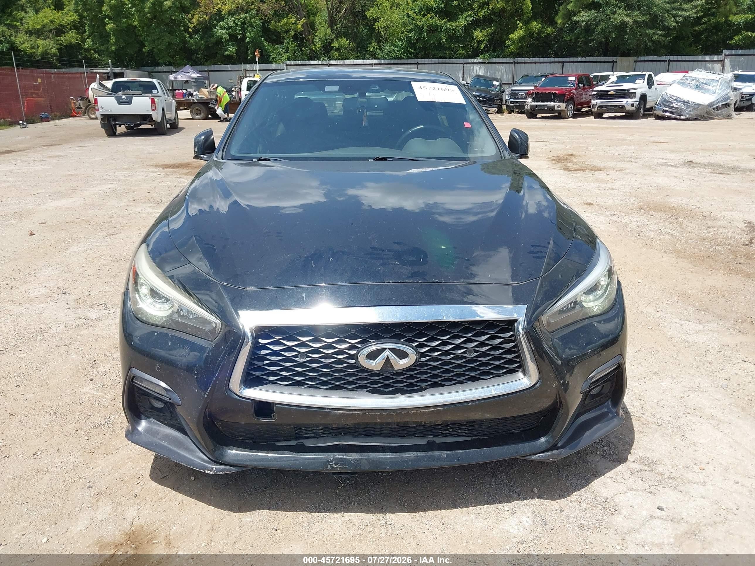 2018 Infiniti Q50 3.0t Red Sport 400 Черный vin: JN1FV7AP9JM461565