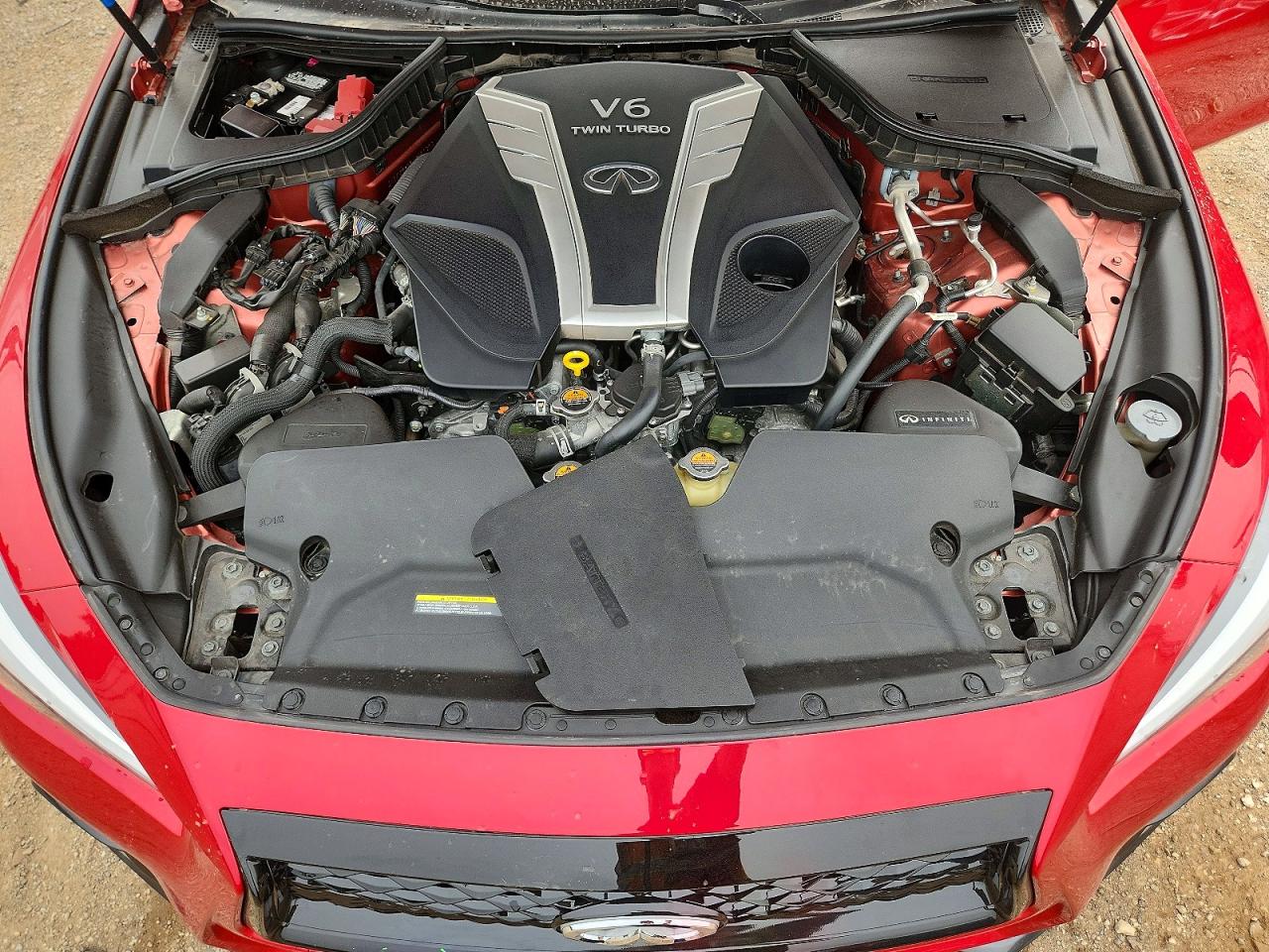 2018 Infiniti Q50 Red Sport 400 Red vin: JN1FV7AR0JM481303