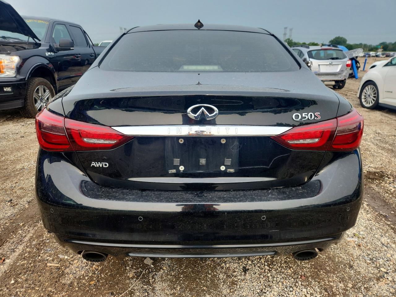 2018 Infiniti Q50 Black vin: JN1FV7AR3JM480730