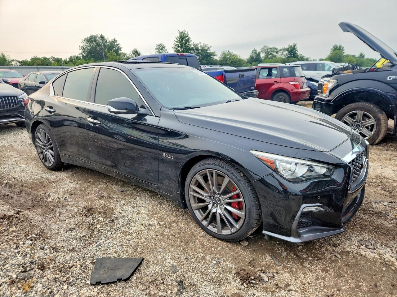 2018 Infiniti Q50 Black vin: JN1FV7AR3JM480730