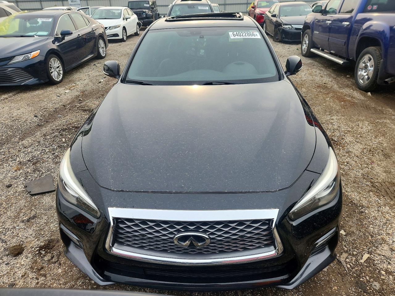 2018 Infiniti Q50 Black vin: JN1FV7AR3JM480730