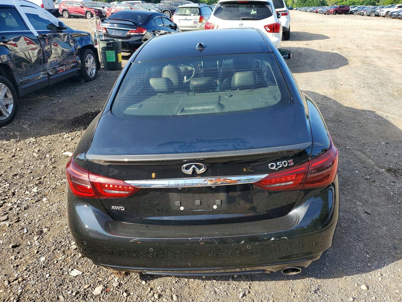 2018 Infiniti Q50 Red Sport 400 Черный vin: JN1FV7AR4JM700103
