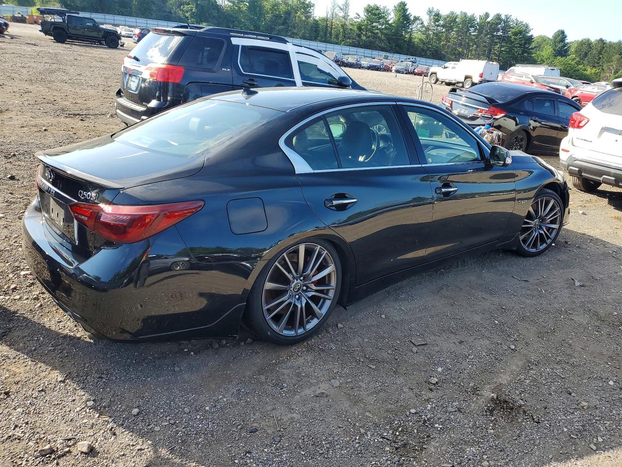 2018 Infiniti Q50 Red Sport 400 Черный vin: JN1FV7AR4JM700103