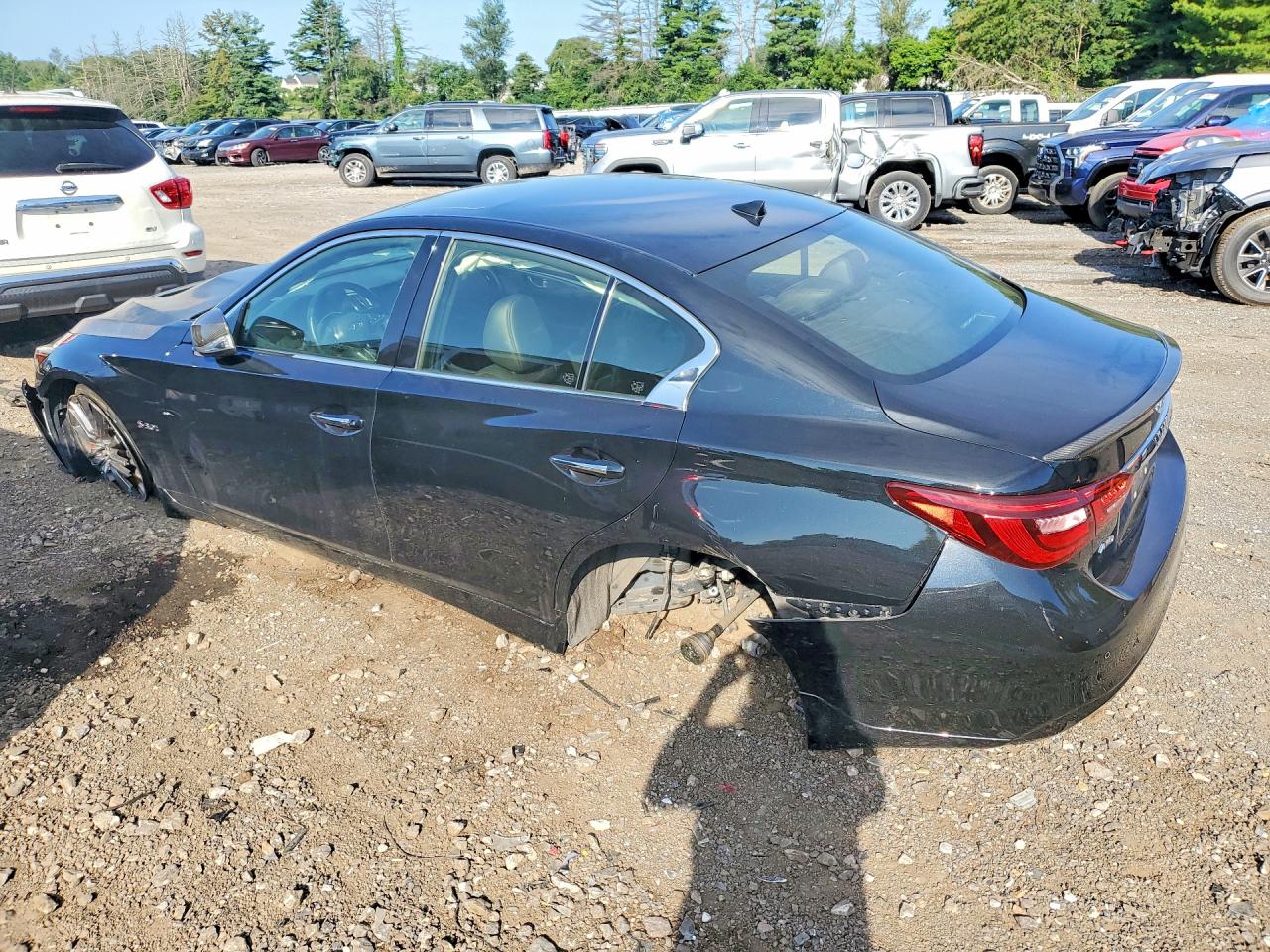 2018 Infiniti Q50 Red Sport 400 Черный vin: JN1FV7AR4JM700103