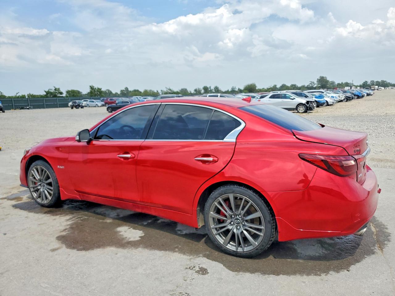2019 Infiniti Q50 Red Sport 400 Red vin: JN1FV7AR4KM800767