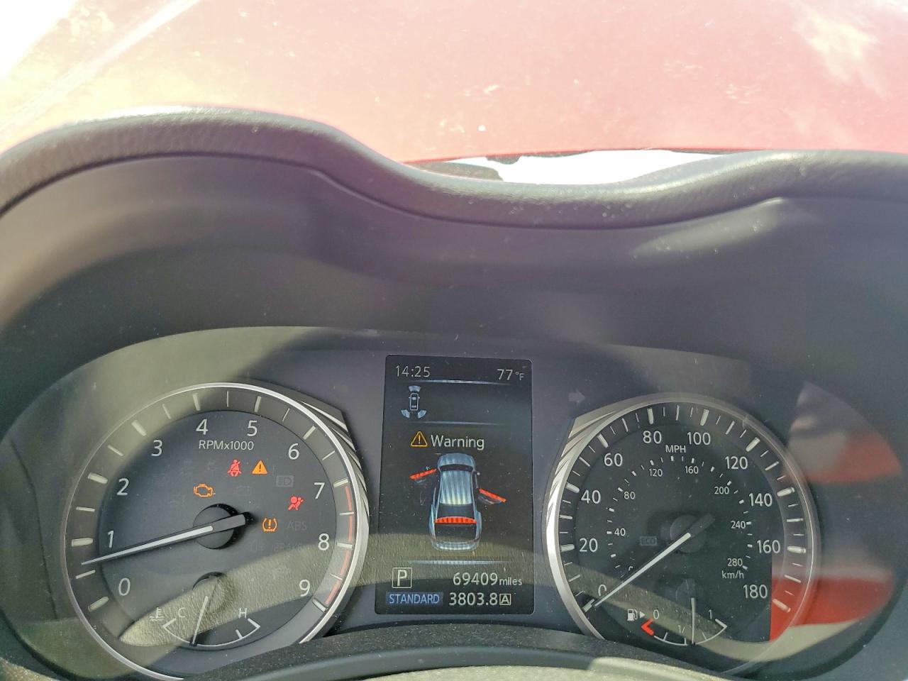 2019 Infiniti Q50 Red Sport 400 Red vin: JN1FV7AR4KM800767