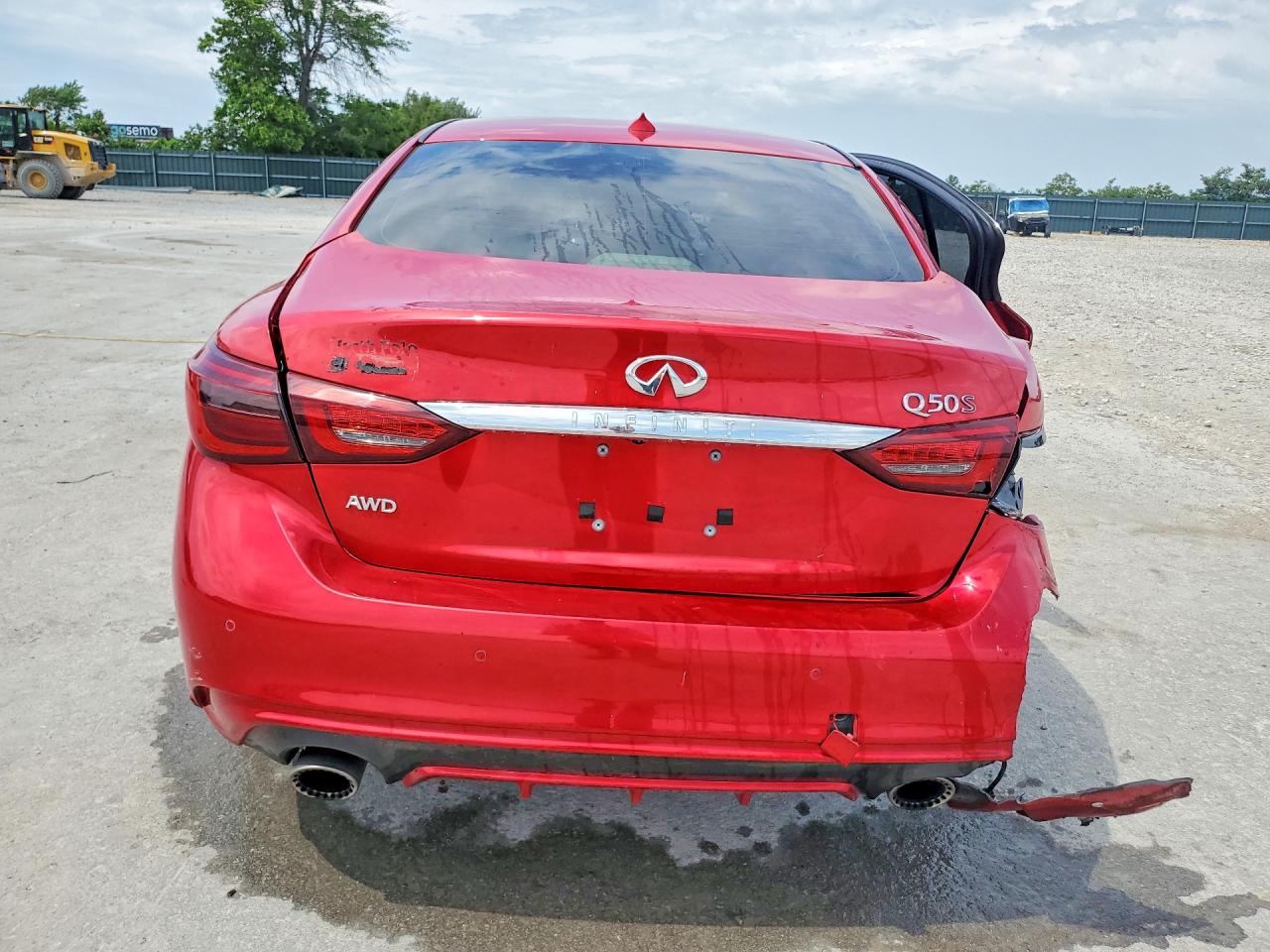2019 Infiniti Q50 Red Sport 400 Red vin: JN1FV7AR4KM800767