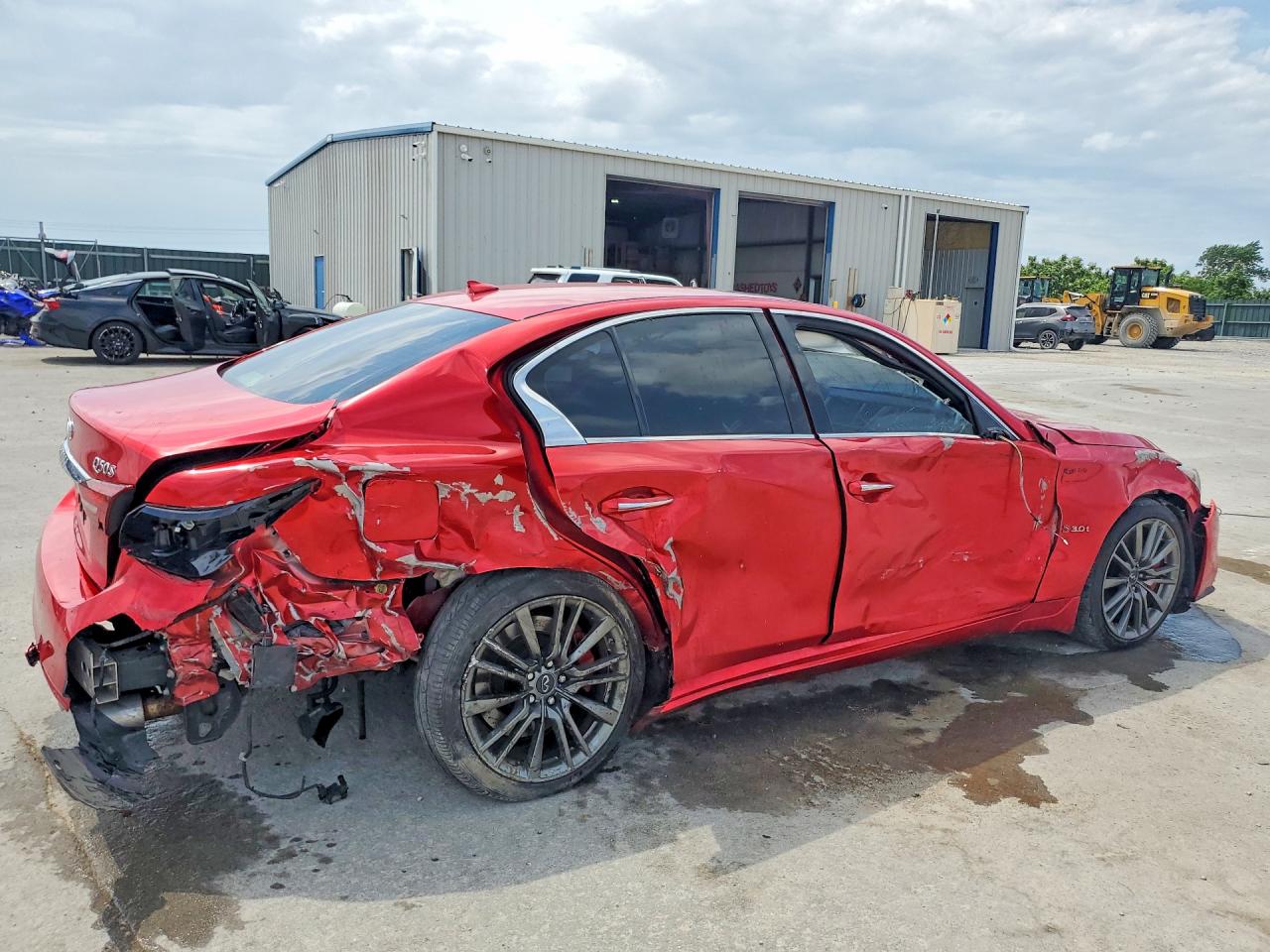 2019 Infiniti Q50 Red Sport 400 Red vin: JN1FV7AR4KM800767