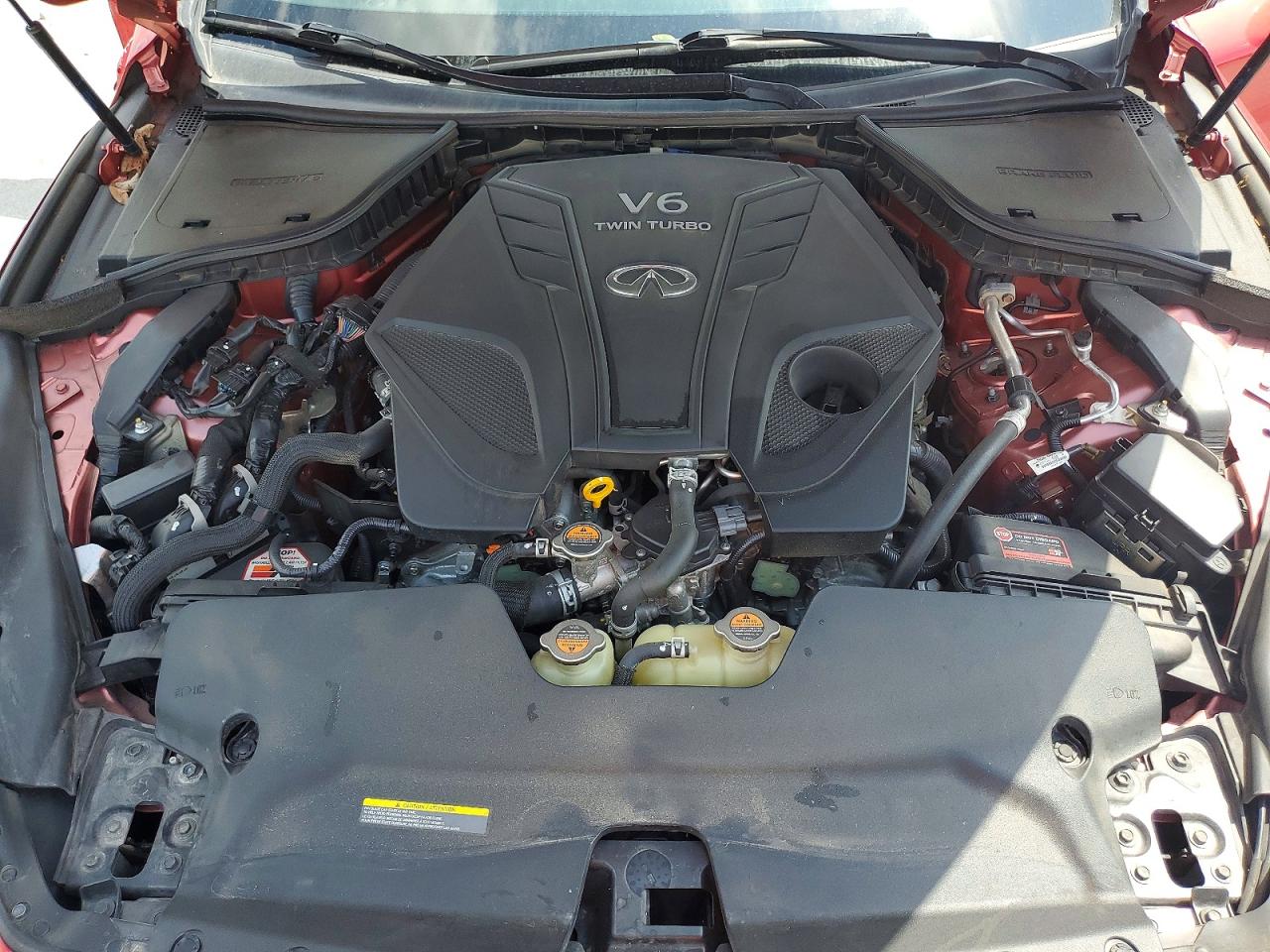 2019 Infiniti Q50 Red Sport 400 Red vin: JN1FV7AR4KM800767
