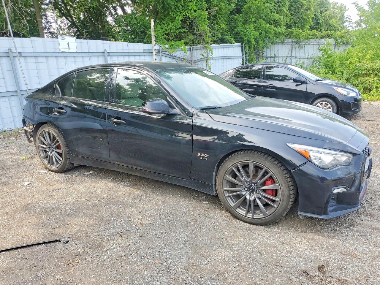 2020 Infiniti Q50 Red Sport 400 Black vin: JN1FV7AR9LM660720