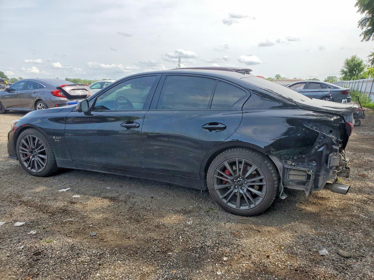 2020 Infiniti Q50 Red Sport 400 Black vin: JN1FV7AR9LM660720