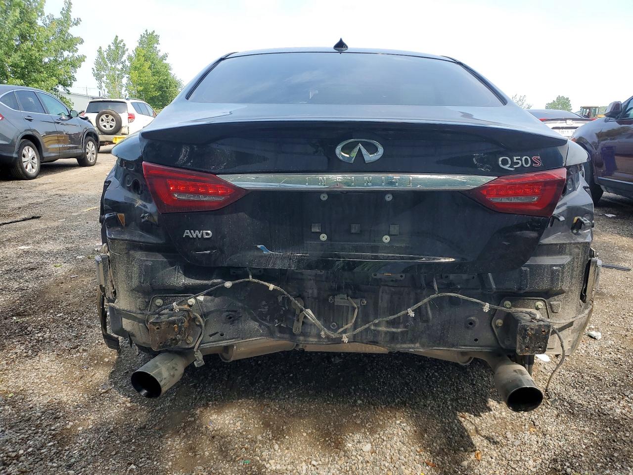 2020 Infiniti Q50 Red Sport 400 Black vin: JN1FV7AR9LM660720