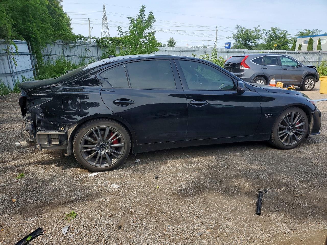2020 Infiniti Q50 Red Sport 400 Black vin: JN1FV7AR9LM660720