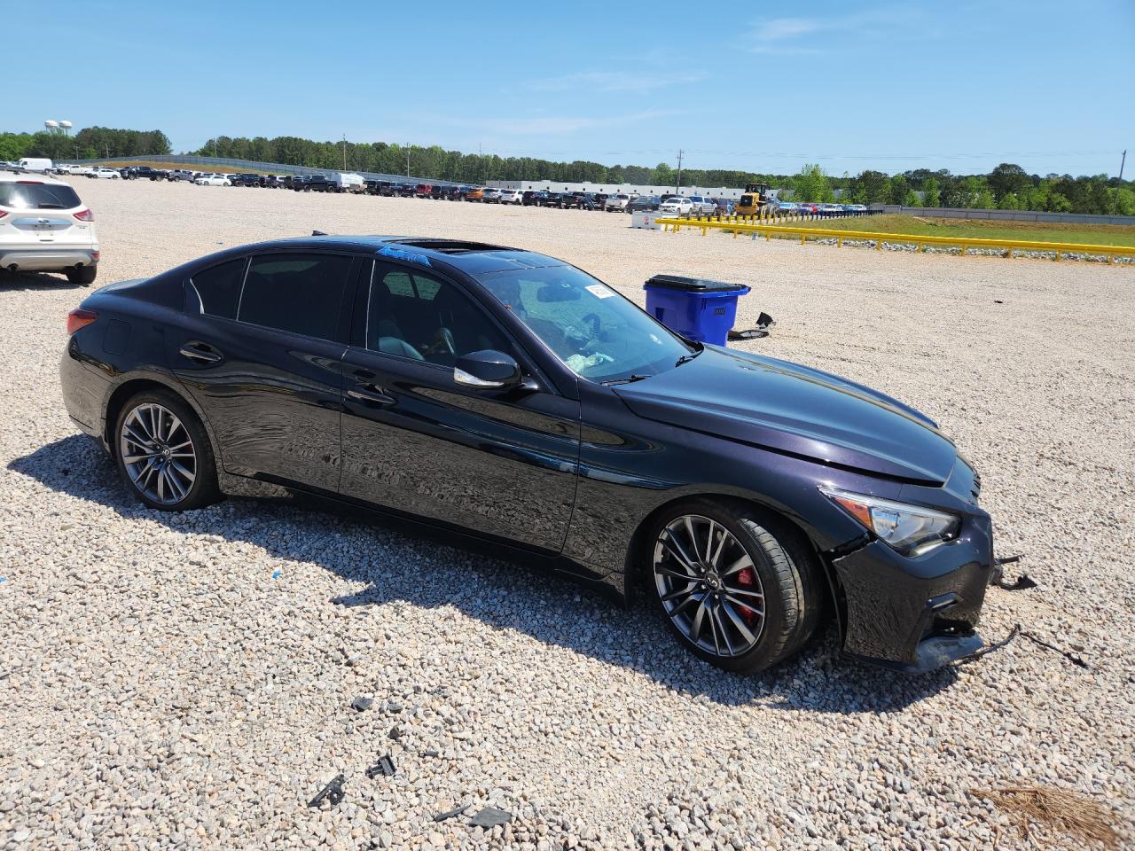 2024 Infiniti Q50 Red Sport 400 Green vin: JN1FV7DP9RM660221