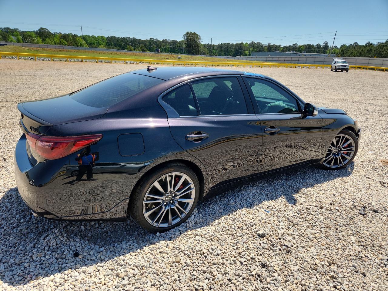 2024 Infiniti Q50 Red Sport 400 Green vin: JN1FV7DP9RM660221