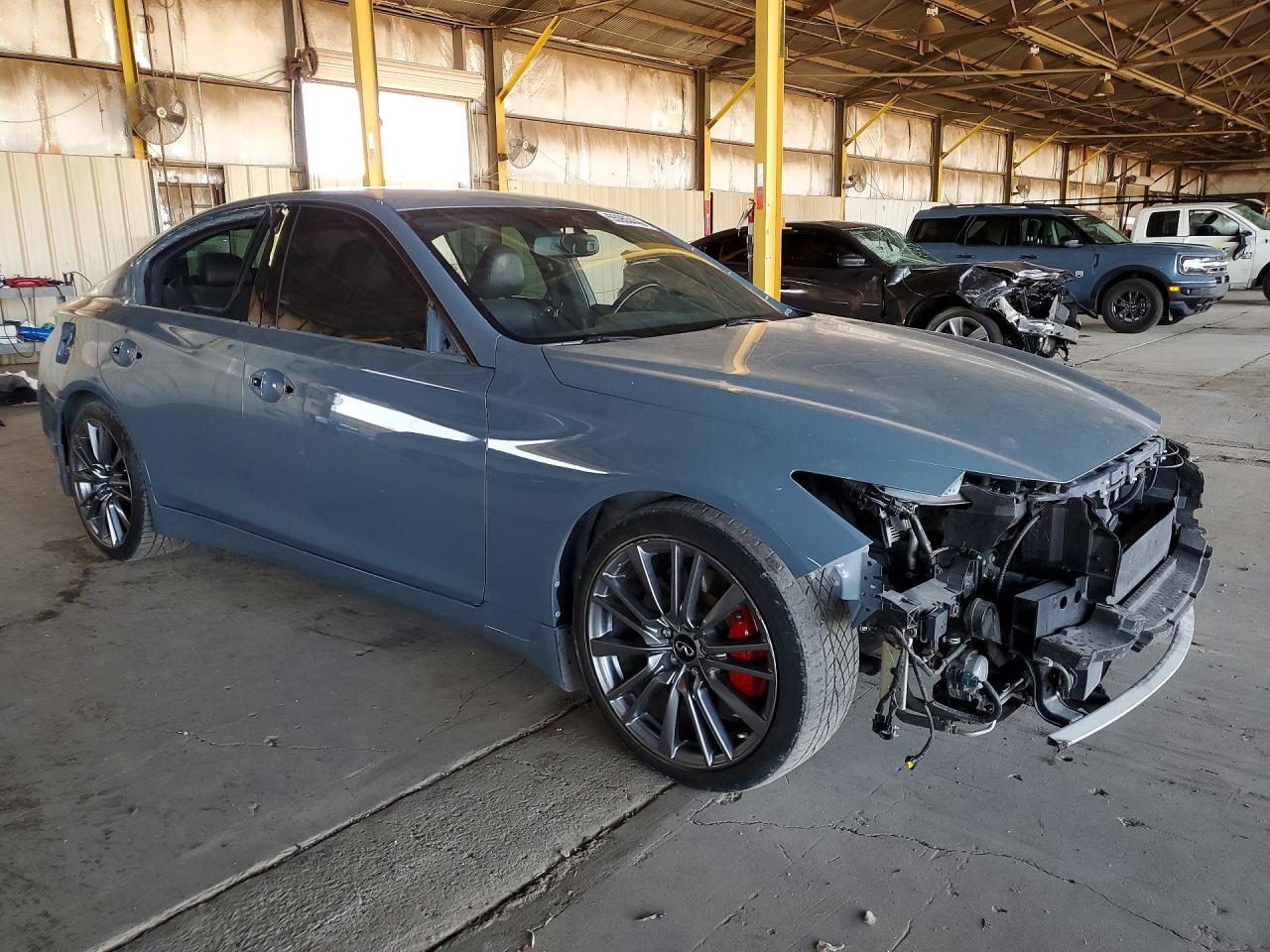 2021 Infiniti Q50 Red Sport 400 Бирюзовый vin: JN1FV7DPXMM850425