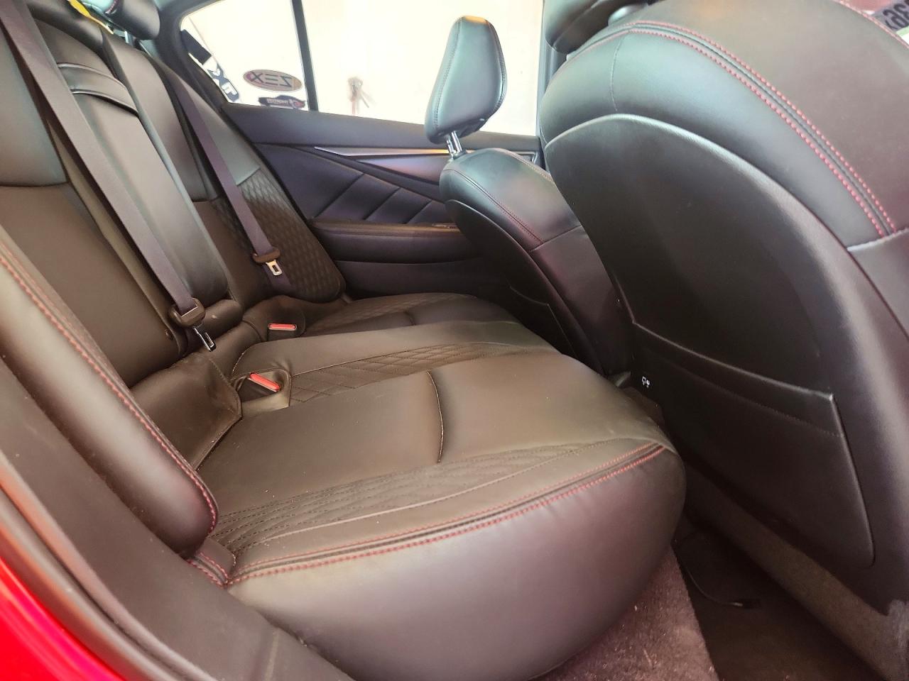 2021 Infiniti Q50 Red Sport 400 Red vin: JN1FV7DR4MM880490