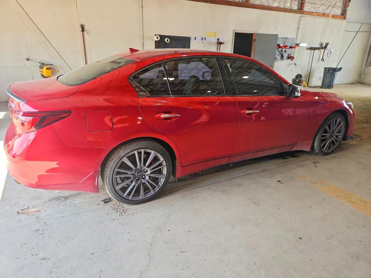 2021 Infiniti Q50 Red Sport 400 Red vin: JN1FV7DR4MM880490
