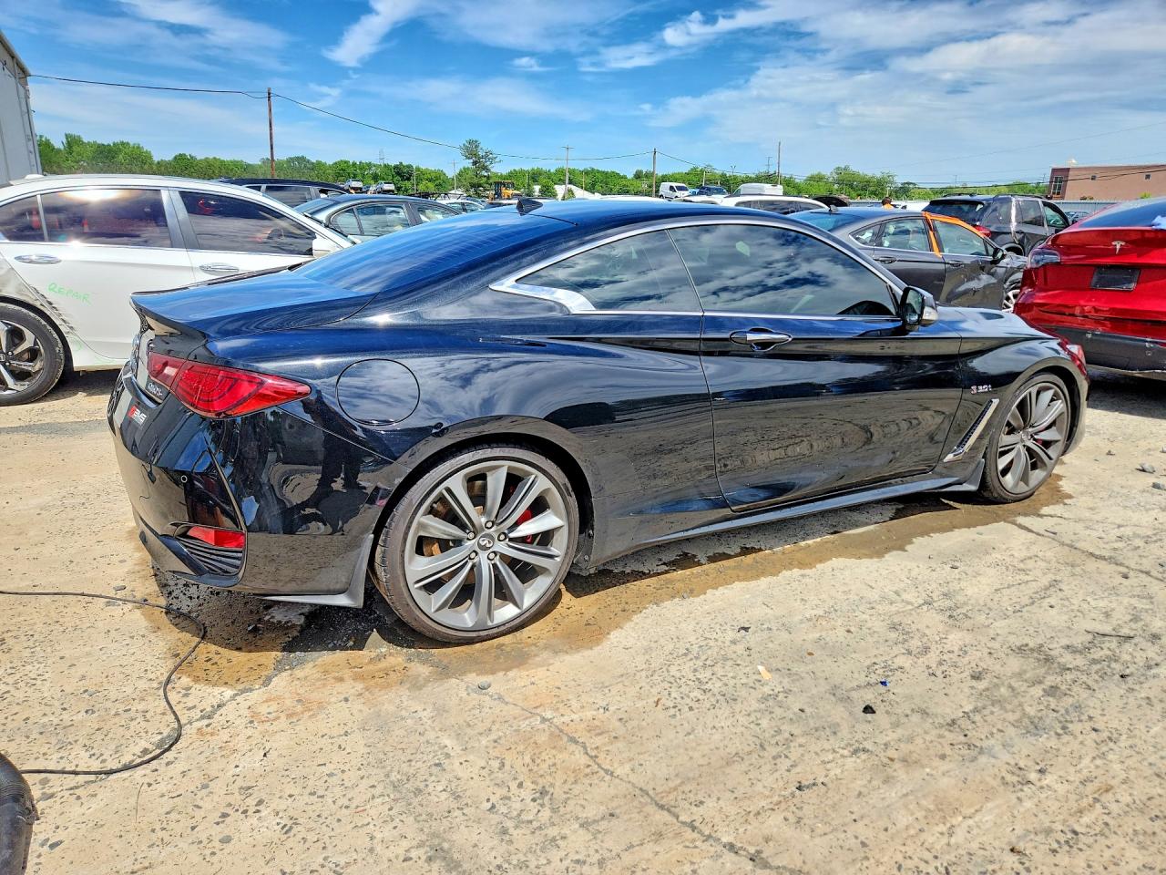 2019 Infiniti Q60 Red Sport 400 Черный vin: JN1FV7EK3KM360456