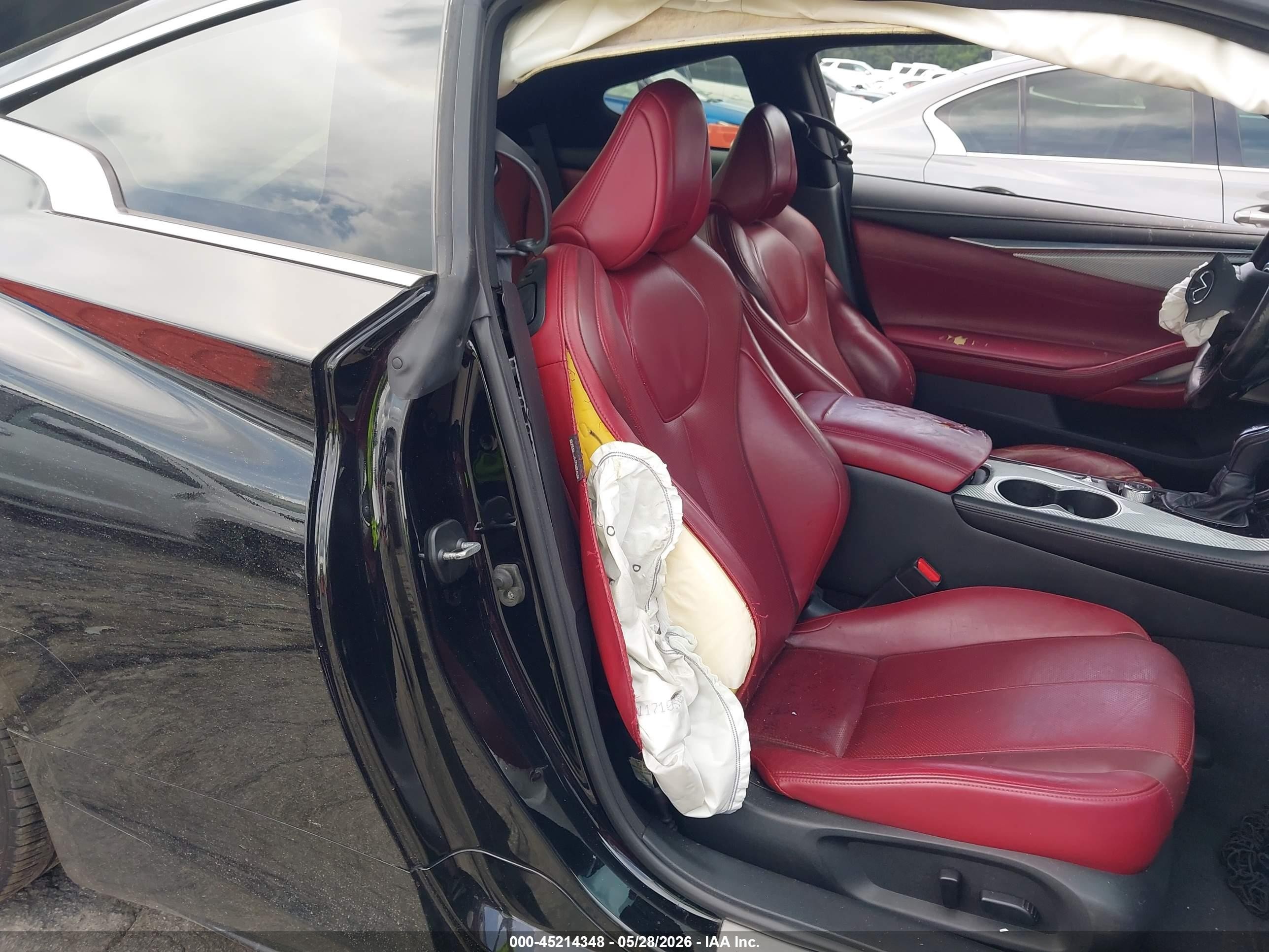 2018 Infiniti Q60 3.0t Red Sport 400 Black vin: JN1FV7EK4JM530872