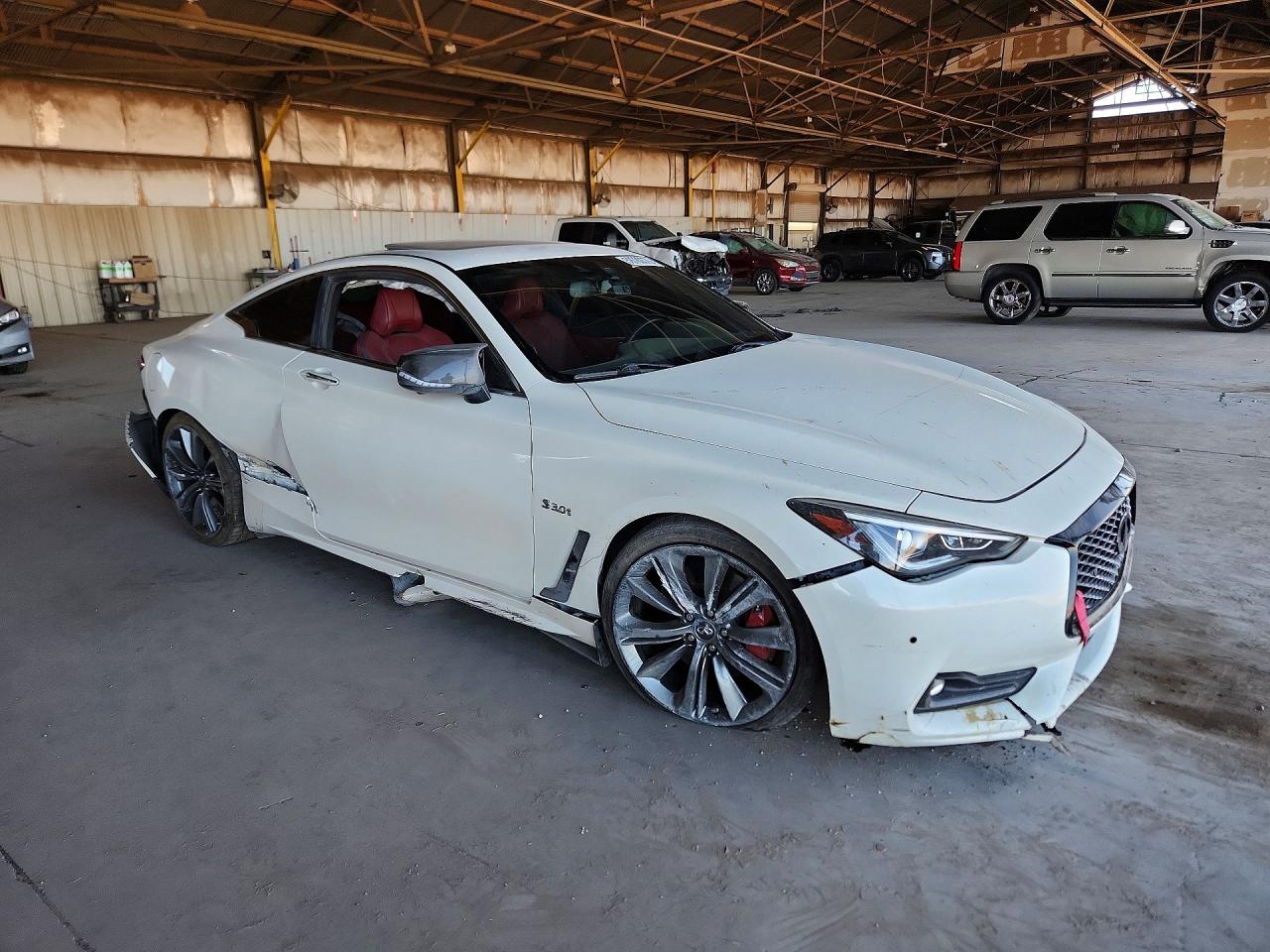 2019 Infiniti Q60 Red Sport 400 White vin: JN1FV7EK4KM360191