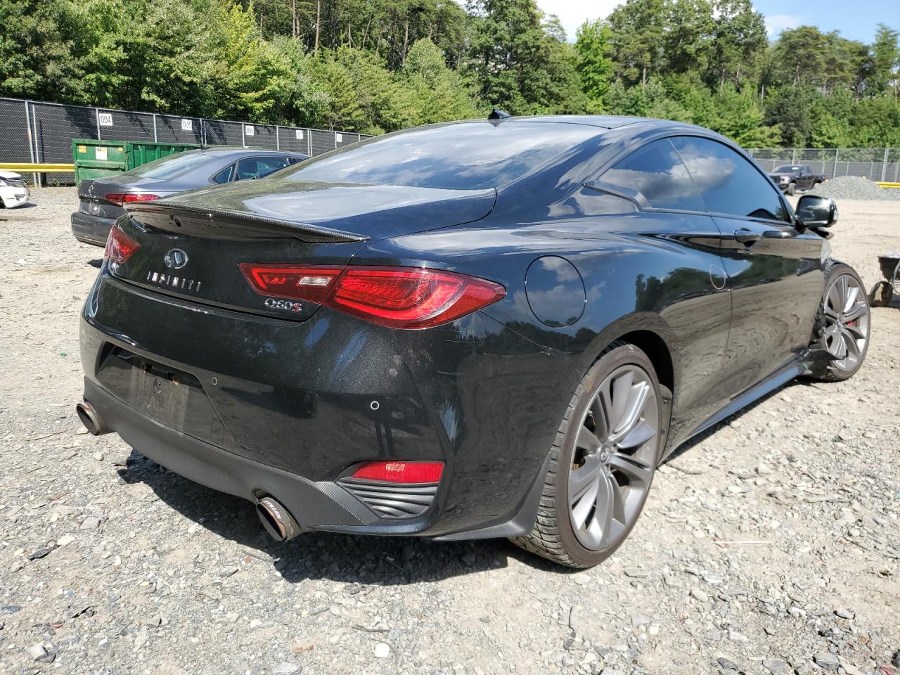 2018 Infiniti Q60 Red Sport 400 Black vin: JN1FV7EL0JM630797