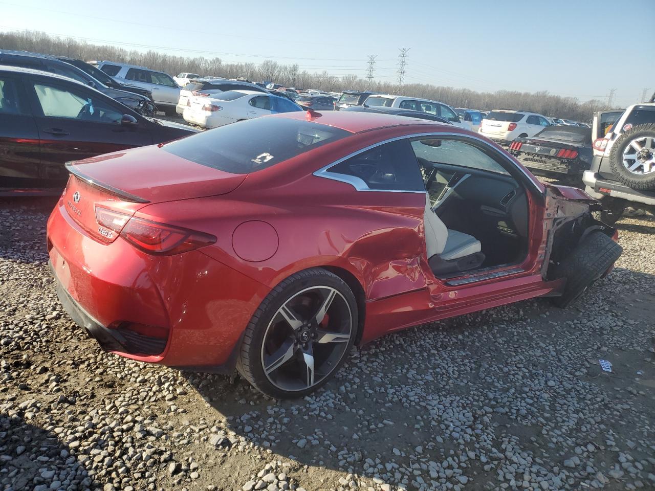 2018 Infiniti Q60 Red Sport 400 Красный vin: JN1FV7EL0JM630816