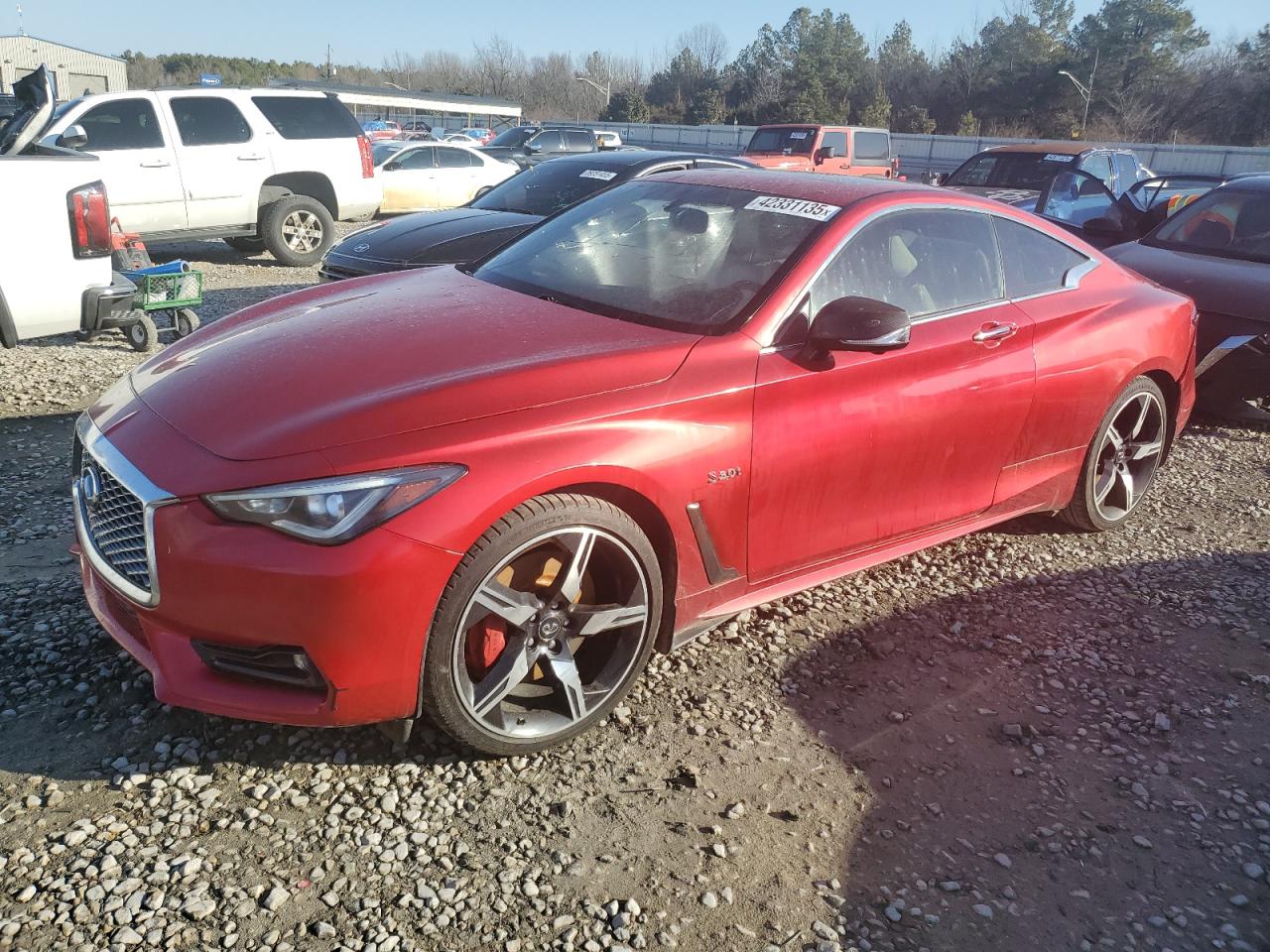 2018 Infiniti Q60 Red Sport 400 Красный vin: JN1FV7EL0JM630816