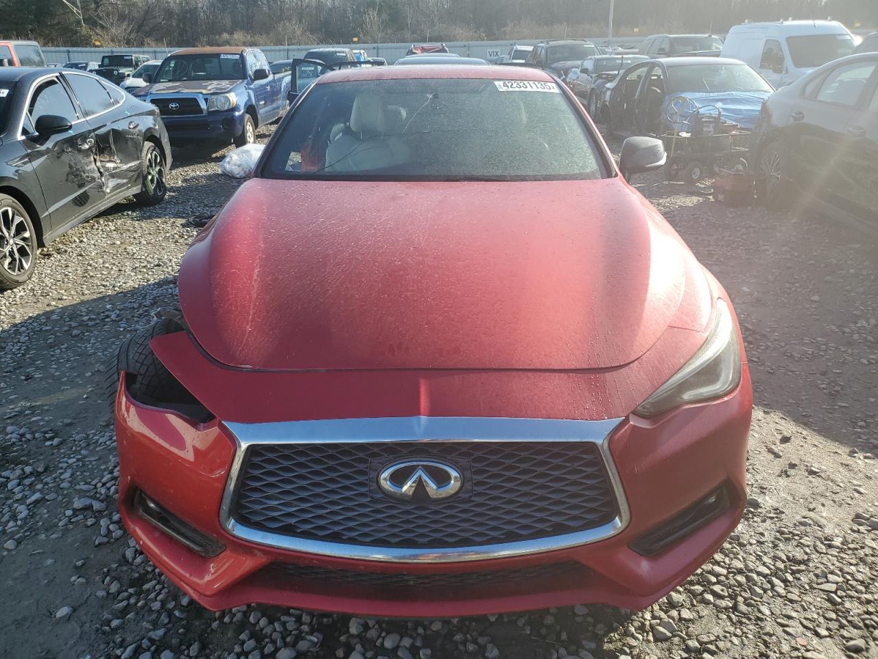 2018 Infiniti Q60 Red Sport 400 Красный vin: JN1FV7EL0JM630816