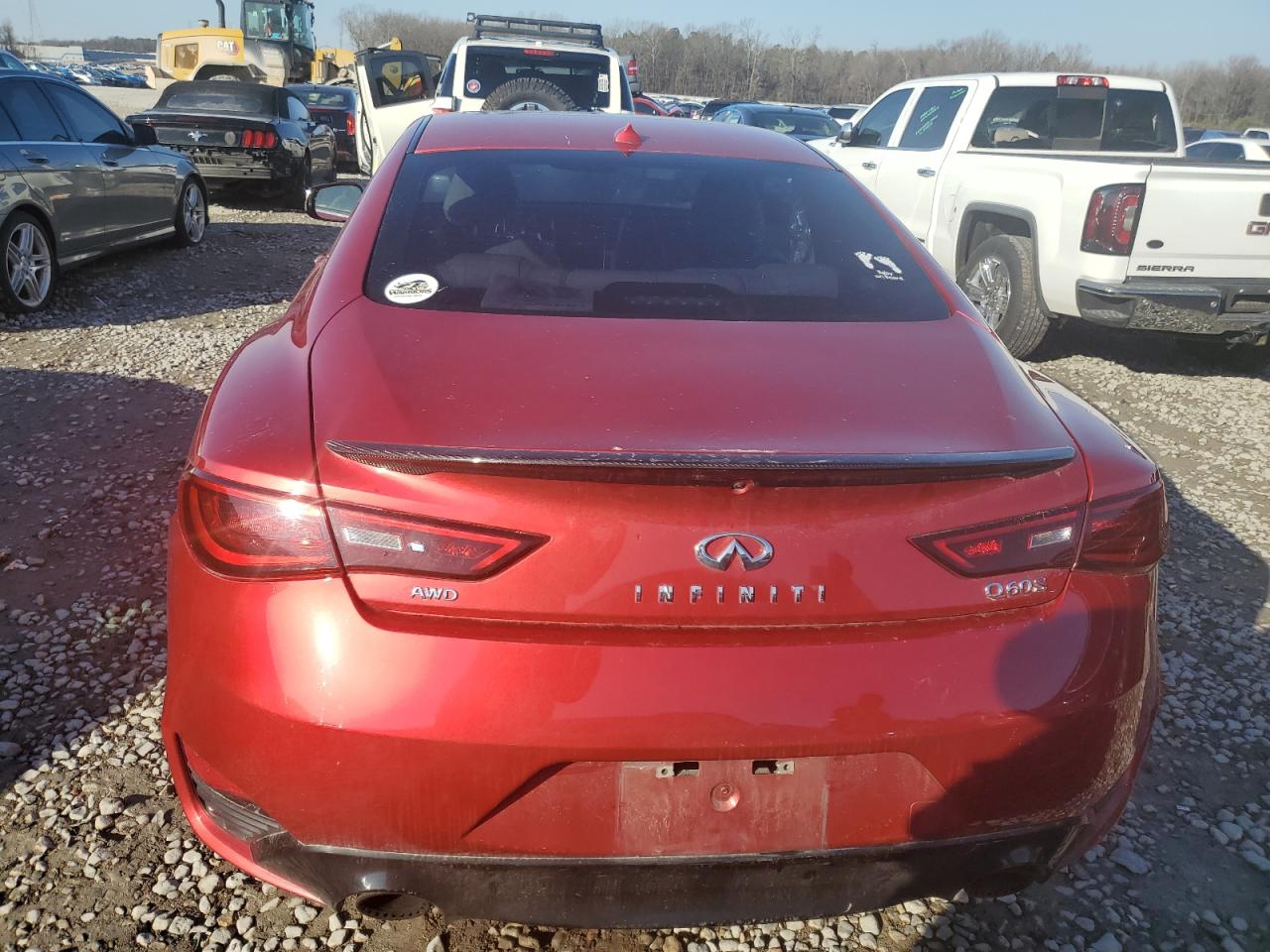 2018 Infiniti Q60 Red Sport 400 Красный vin: JN1FV7EL0JM630816