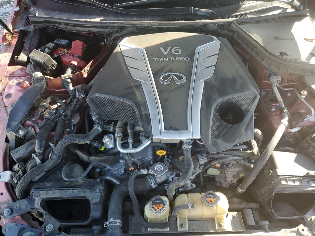 2018 Infiniti Q60 Red Sport 400 Красный vin: JN1FV7EL0JM630816