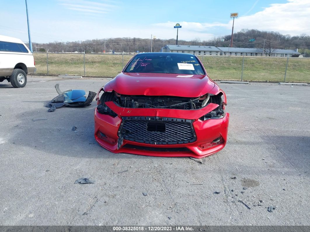 2017 Infiniti Q60 3.0t Red Sport 400 Темно-бордовый vin: JN1FV7EL2HM701475