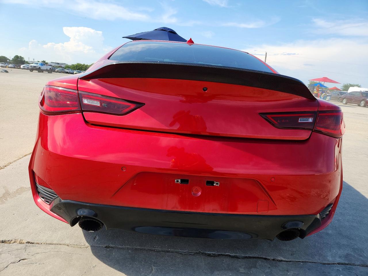 2017 Infiniti Q60 Red Sport 400 Red vin: JN1FV7EL2HM701475