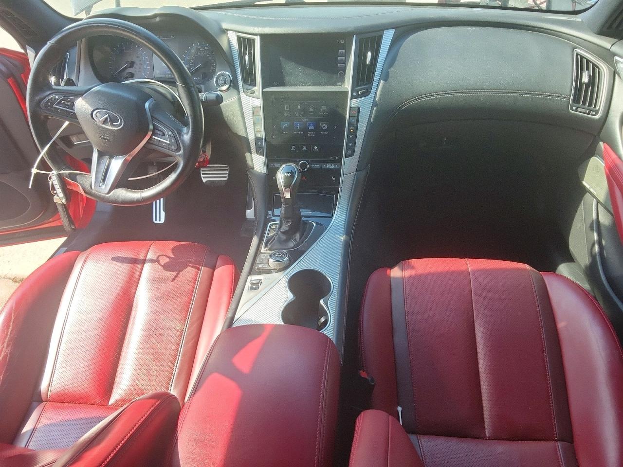 2017 Infiniti Q60 Red Sport 400 Red vin: JN1FV7EL2HM701475
