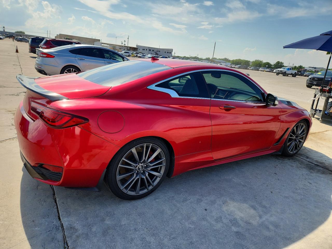 2017 Infiniti Q60 Red Sport 400 Red vin: JN1FV7EL2HM701475