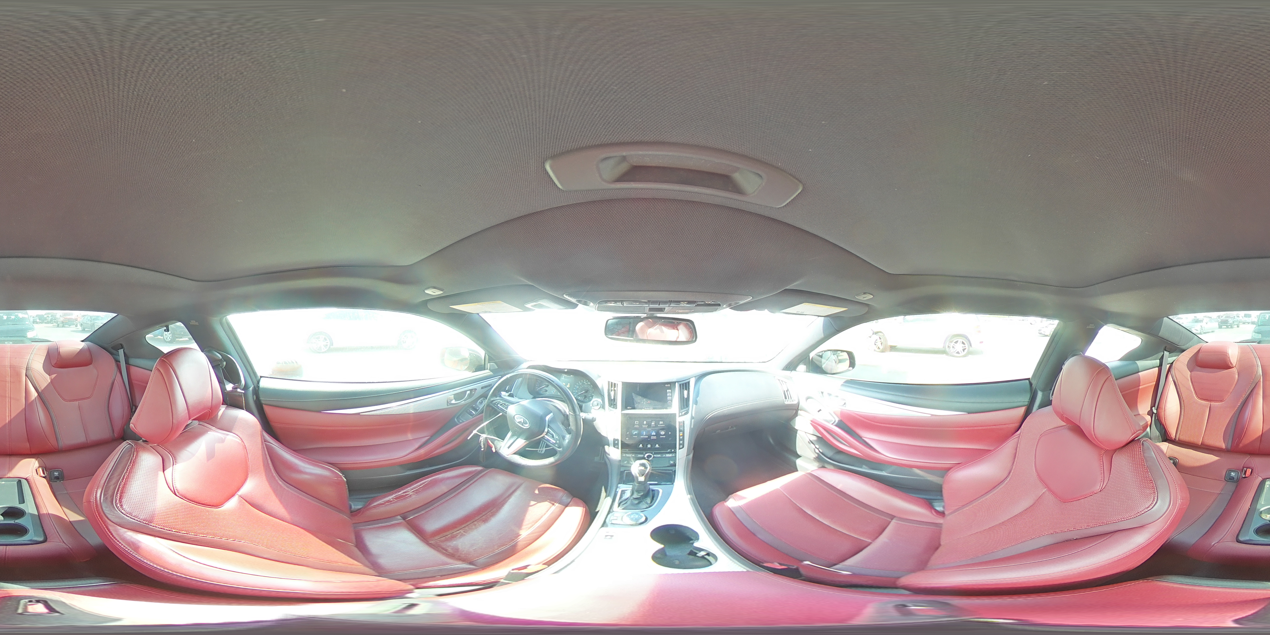 2017 Infiniti Q60 Red Sport 400 Red vin: JN1FV7EL2HM701475