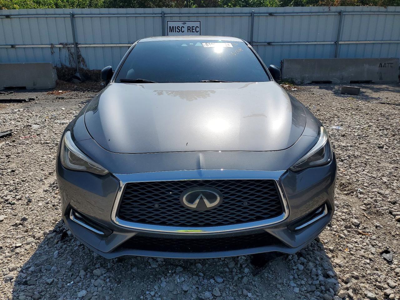 2019 Infiniti Q60 Red Sport 400 Silver vin: JN1FV7EL5KM440334
