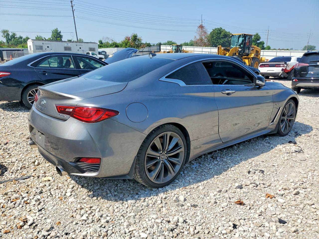 2019 Infiniti Q60 Red Sport 400 Silver vin: JN1FV7EL5KM440334