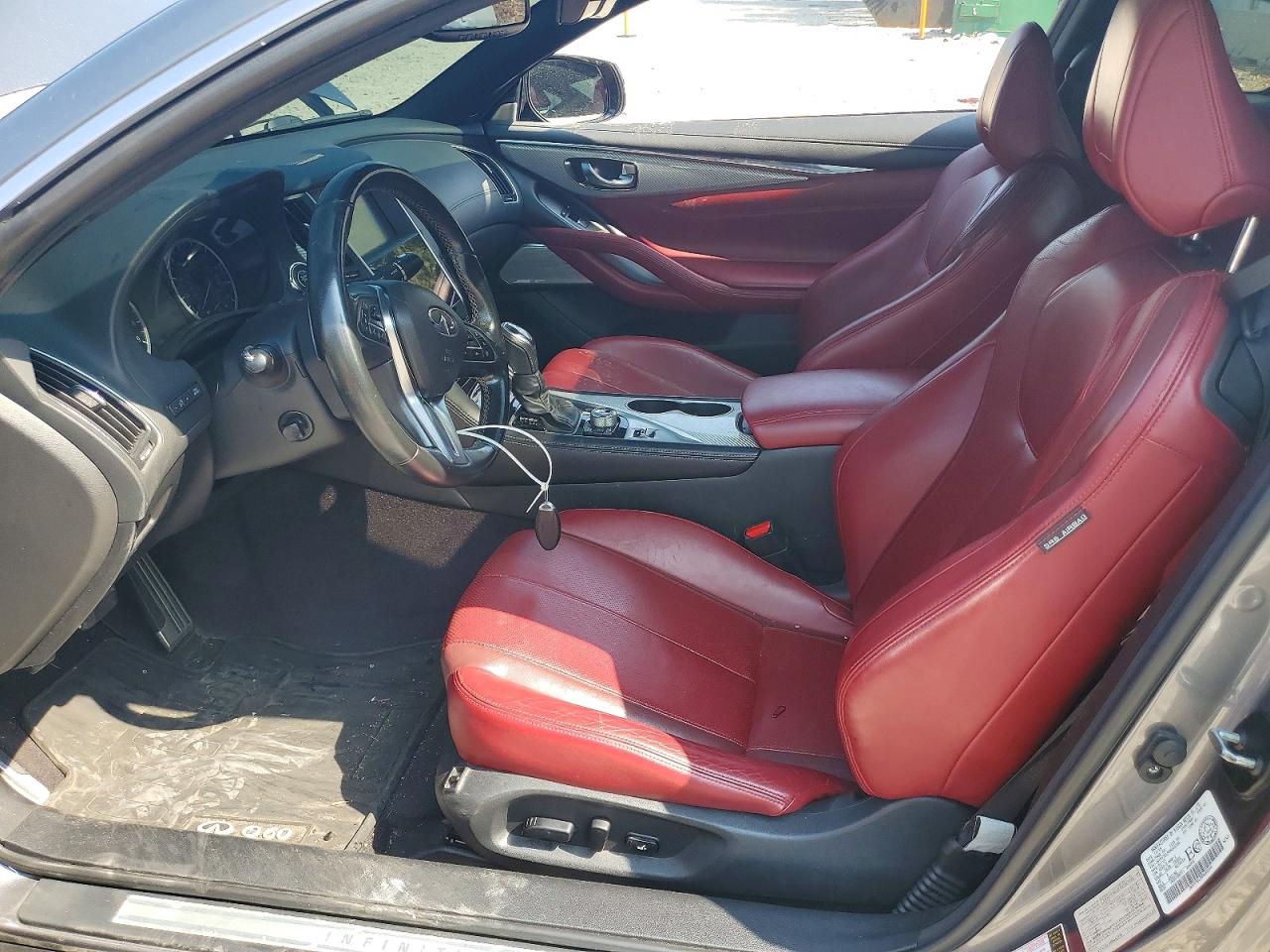 2019 Infiniti Q60 Red Sport 400 Silver vin: JN1FV7EL5KM440334