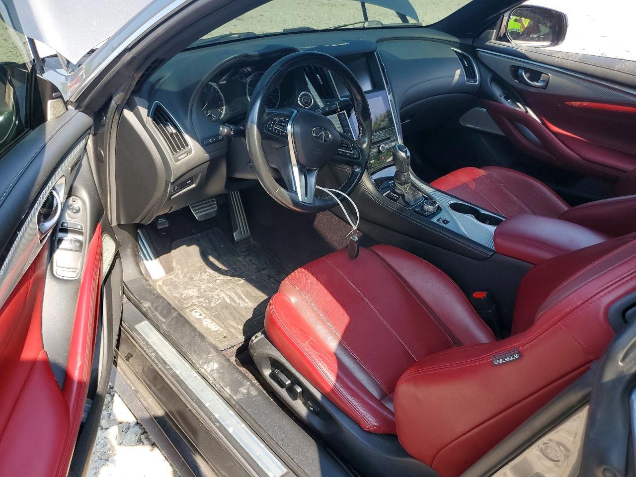 2019 Infiniti Q60 Red Sport 400 Silver vin: JN1FV7EL5KM440334