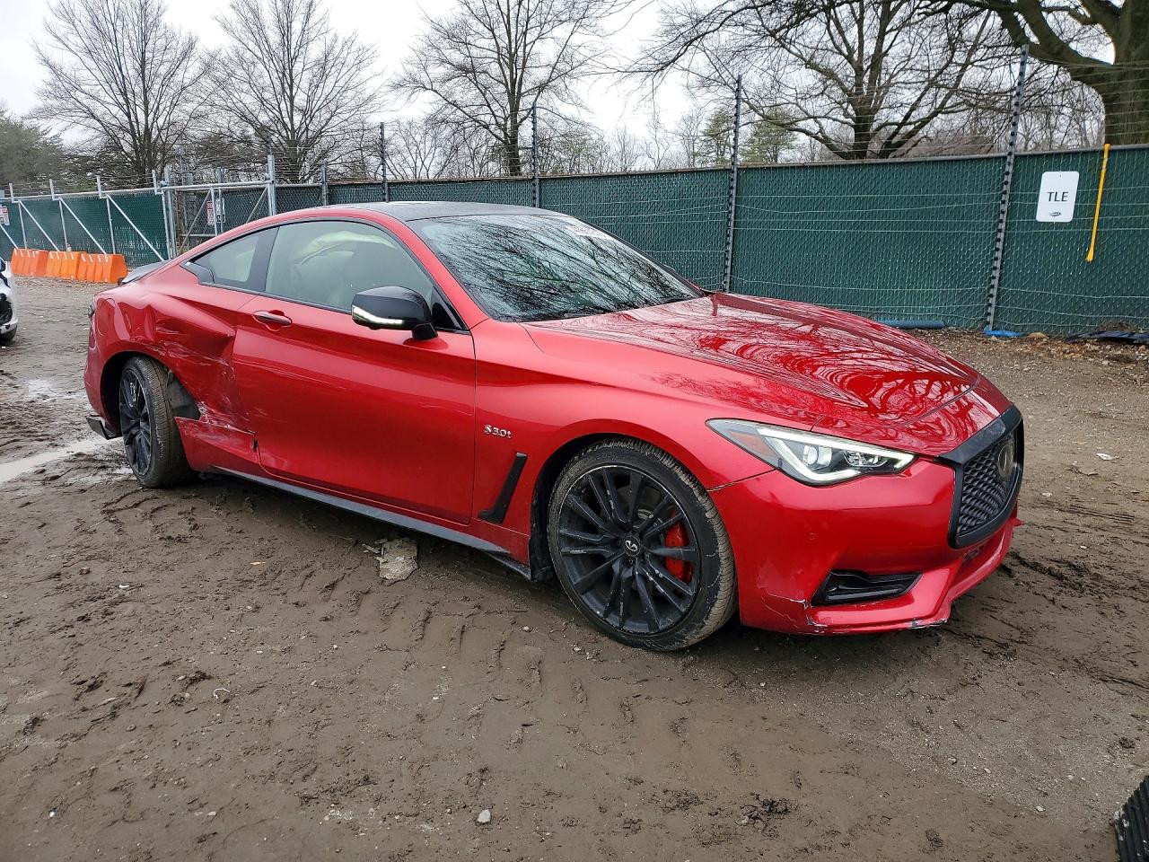 2017 Infiniti Q60 Red Sport 400 Red vin: JN1FV7EL6HM701155