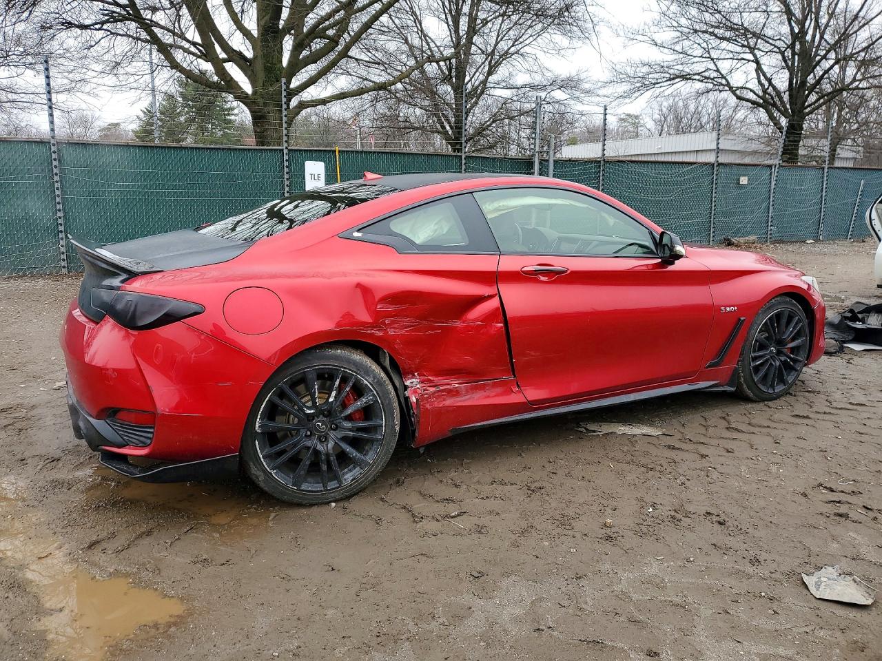 2017 Infiniti Q60 Red Sport 400 Red vin: JN1FV7EL6HM701155