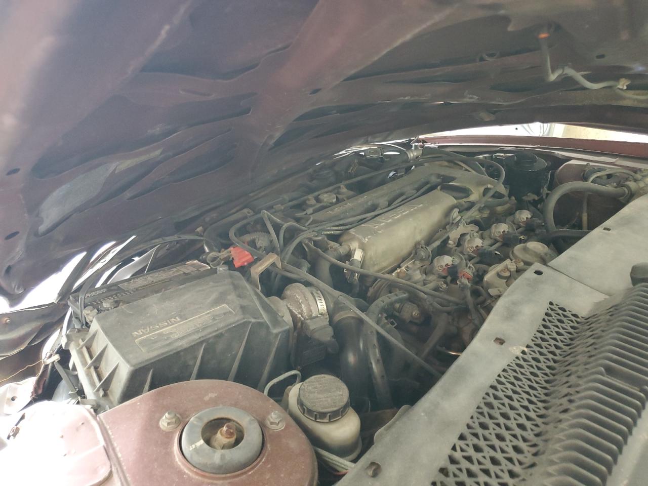 1991 Nissan Nx 2000 Темно-бордовый vin: JN1GB36CXMU005204