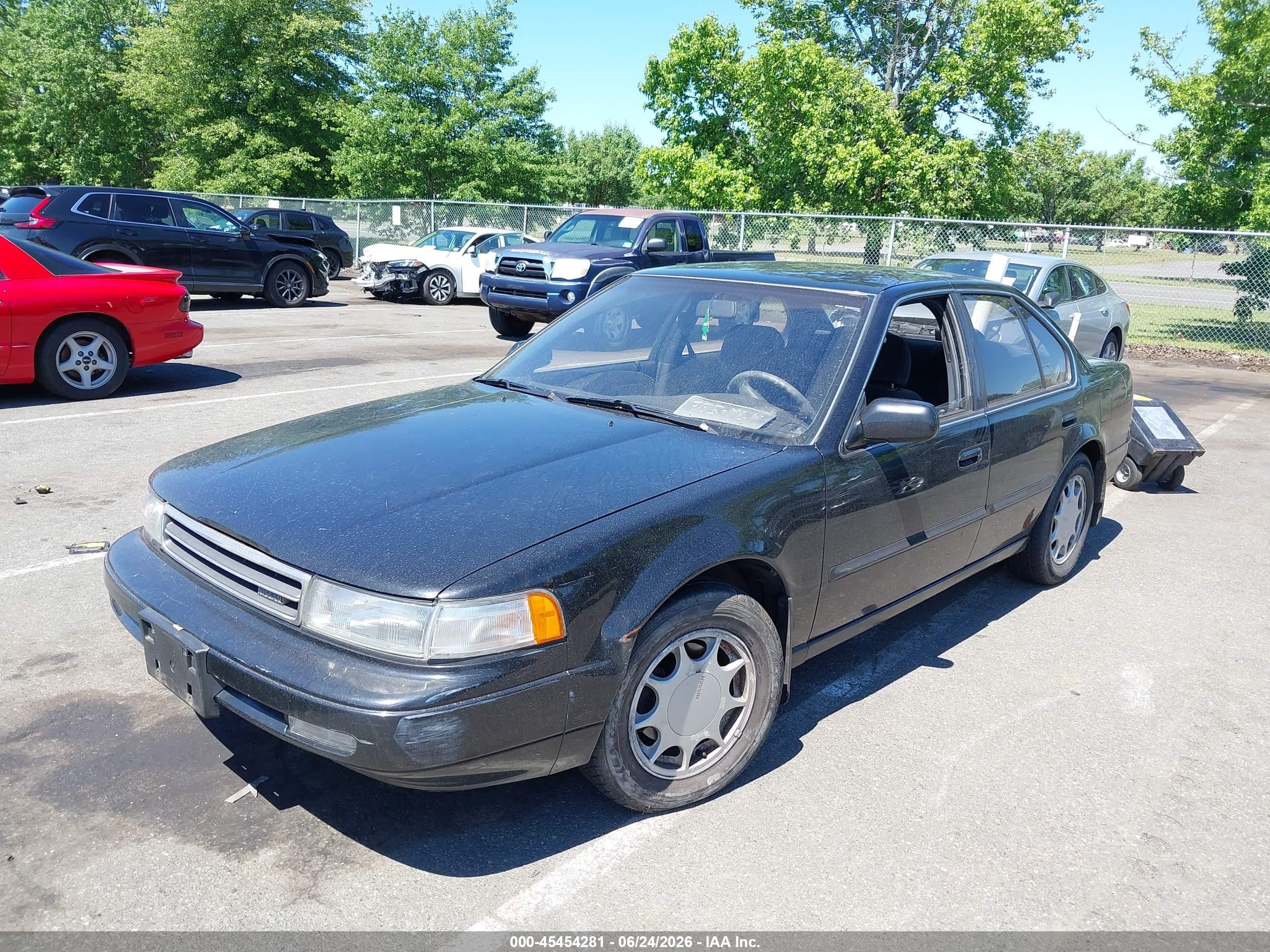 1990 Nissan Maxima   Черный vin: JN1HJ01P0LT448465